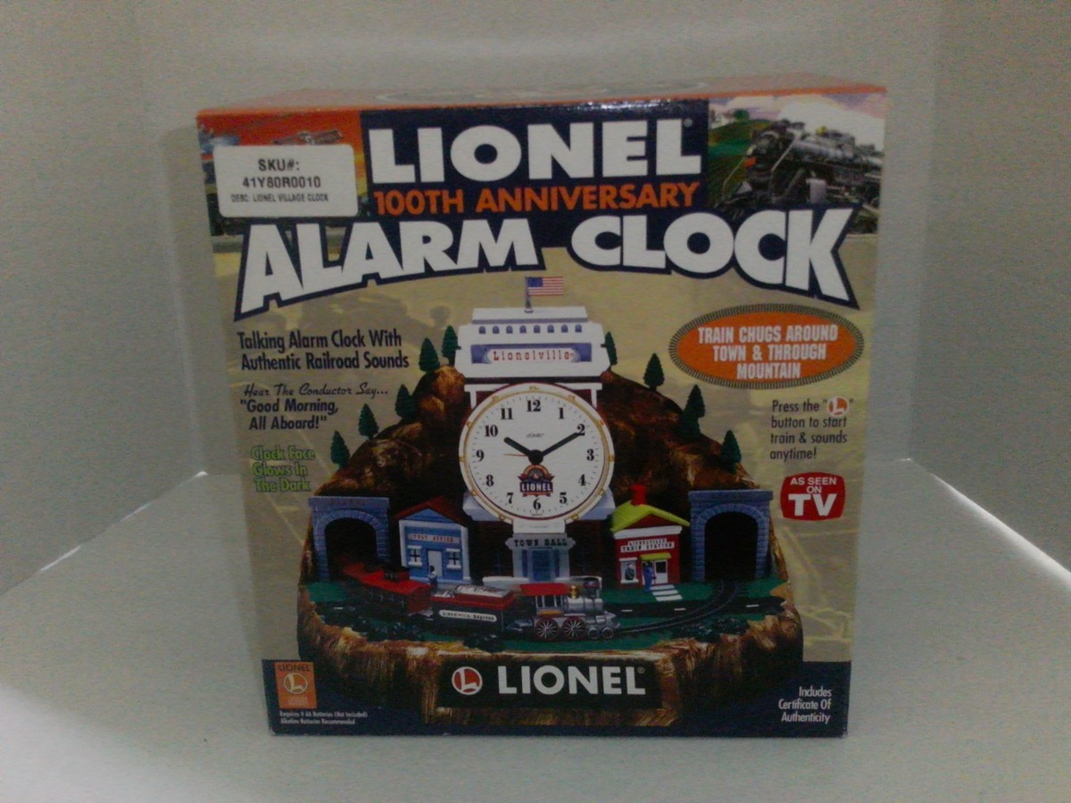 Lionel Trains 100th Anniversary Alarm Clock 1900–2000 Emson | eBay