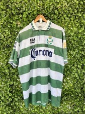 Vintage Rare 90s Authentic Aba Sports Santos Laguna Jersey Sz XLarge
