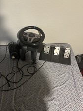 PXN Racing Wheel Controller Black Silver Wire...