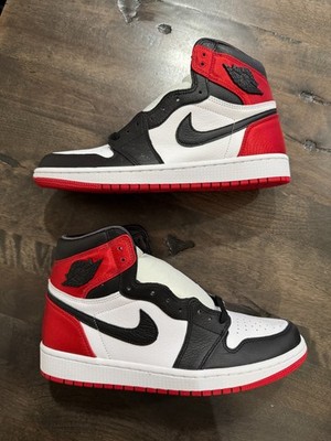 Nike Air Jordan 1 Retro high 'Satin black toe' (SKU CD0461-016) Women size 10