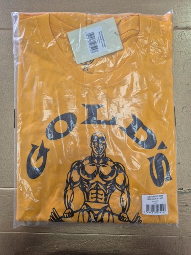 Gold’s Gym Muscle Joe T-Shirt Yellow 2XL