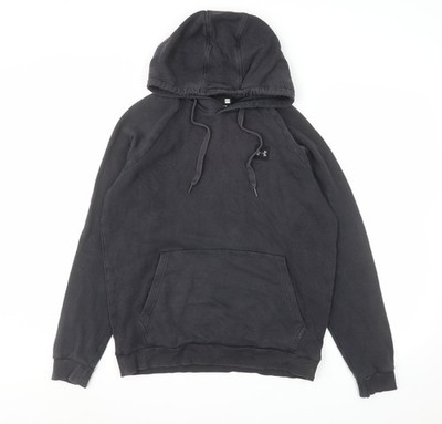 Under Armour Herren Schwarz Pullover Hoodie Small Regular Fit Fleece
