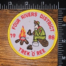 Four Rivers District 1988 Trek O Ree BSA Patch 