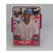 Onyx 2025 Vintage Extended Nate Davis OVNADA Baseball Card