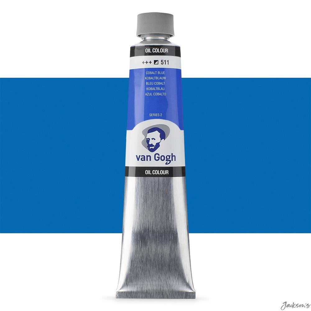 Royal Talens Van Gogh Oil Paint Cobalt Blue 200ml Tube For Artists