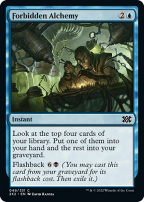 1x Forbidden Alchemy - Foil MTG Double Masters 2022 NM Magic Foil