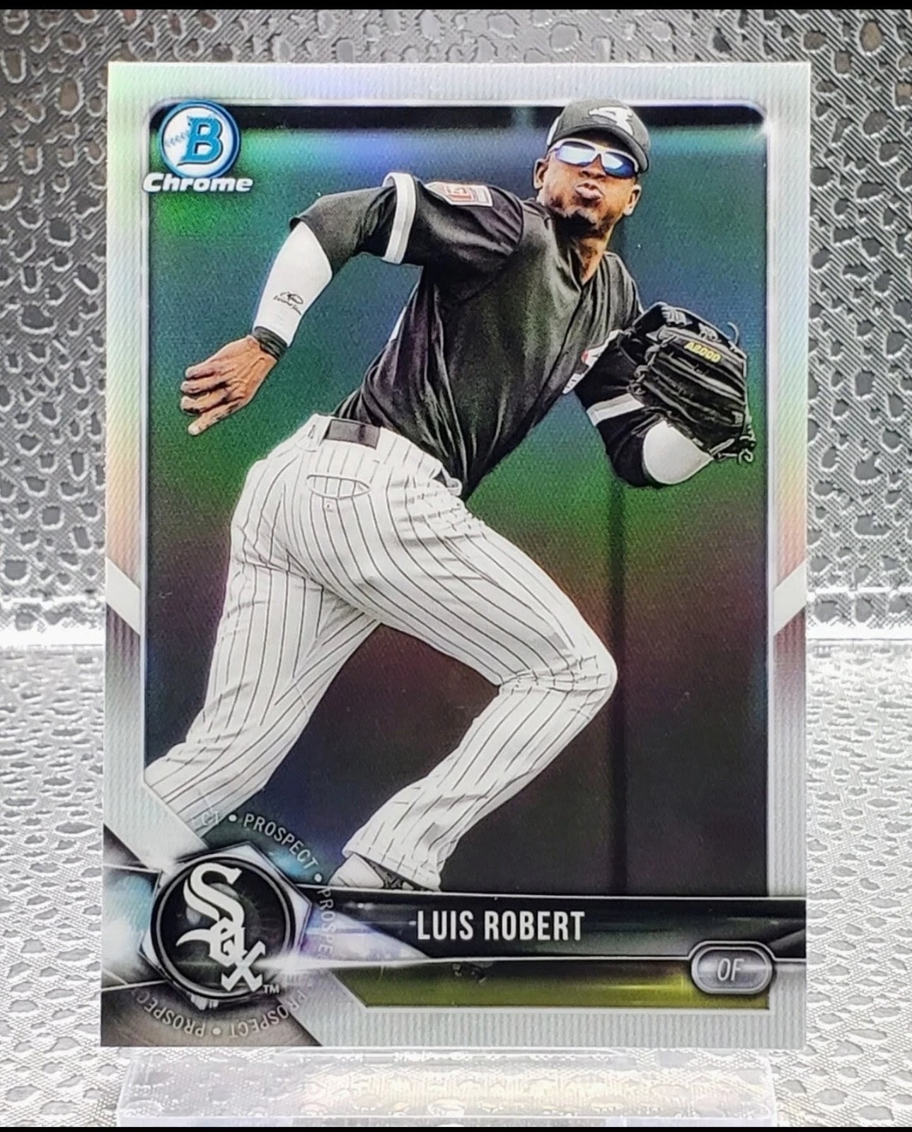 Luis Robert Jr (2018) Bowman Chrome Draft RC REFRACTOR #BDC-188 