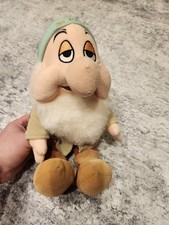 Walt Disney Seven Dwarfs "Sitting Sleepy" Plush Stuffed Animal