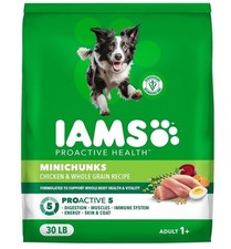 IAMS Proactive Health Adult Minichunks Dry Dog Food Chicken & Whole Grain 30 lb. 2.03 per pound