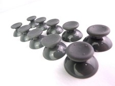 Lot of 10 Gray Microsoft Xbox 360 Replacement Parts Analog Thumb Sticks - NEW