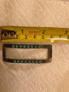 Antique Vintage Turquoise Southwestern hair stick barrette boho bohemian hippy