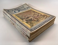 Lot of 10 Current Opinion Magazines 1914 WWI Coca-Cola Fatima Ads Edward Wheeler