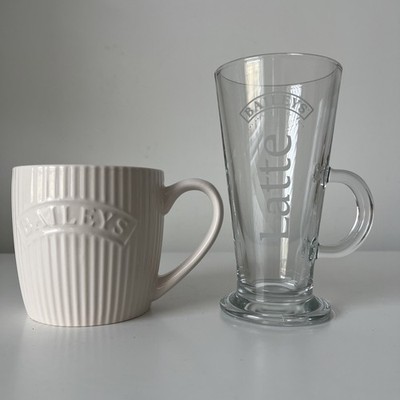 Baileys Latte Glas Becher Creme Kaffee sehr guter Zustand