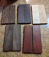 Knife Scale Blanks Mixed Hardwood Lot
