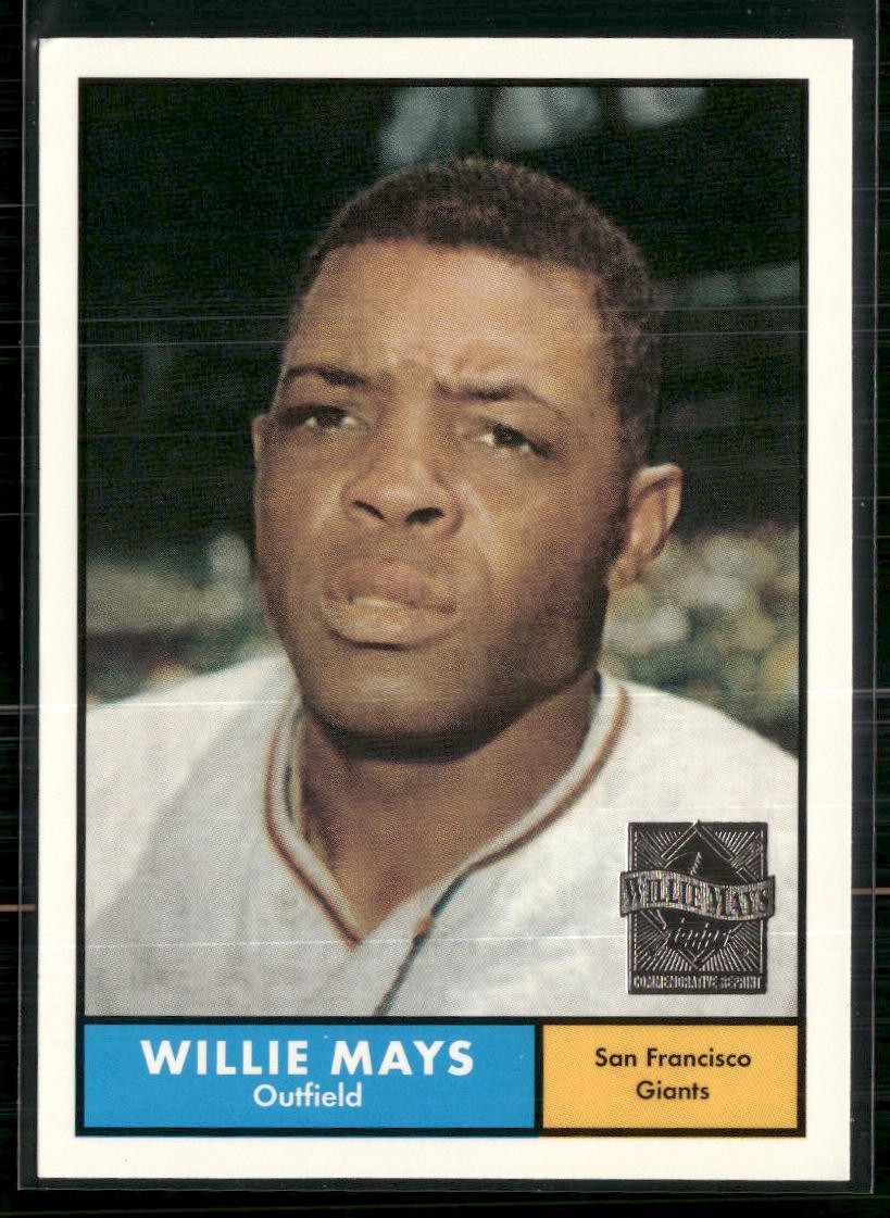 1997 Topps #14 Willie Mays Willie Mays Commemorative Reprints