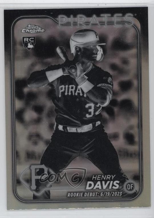 2024 Topps Chrome Update Rookie Debut Negative Refractor Henry Davis #USC128 0qn