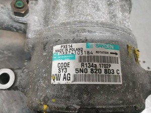 5N0820803C klimakompressor AUDI A3 8P 2.0 TDI AMBIENTE QUATTRO 2006 450577