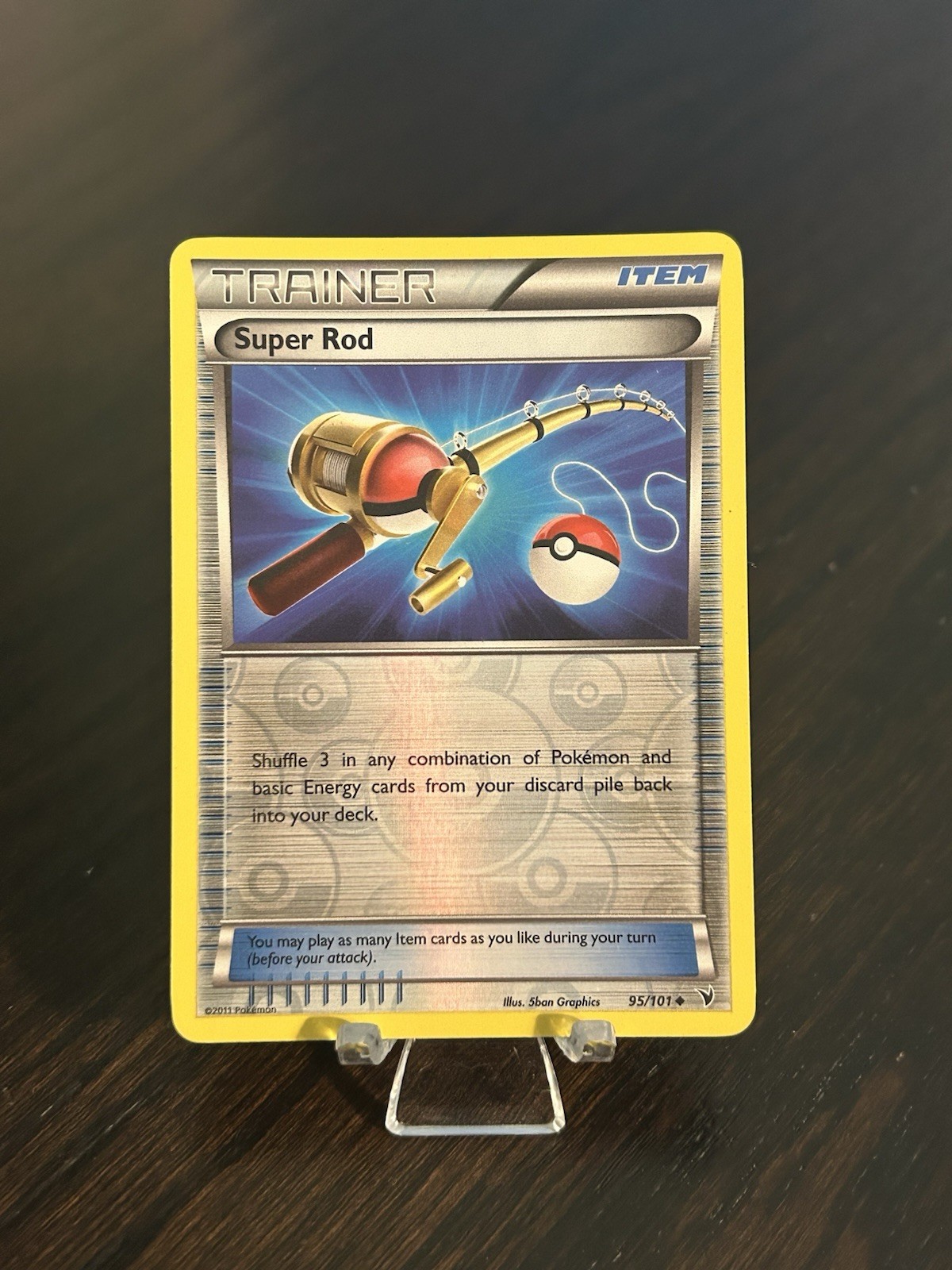 2011 Pokemon Noble Victories Super Rod 95/101 Reverse Holo LP