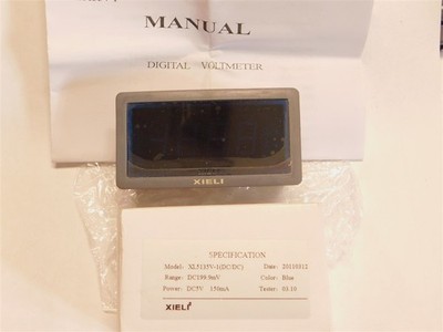 Xieli XL5135V-1 DC/DC Series 199.9mV Range Digital Voltage Panel Meter 5V Supply
