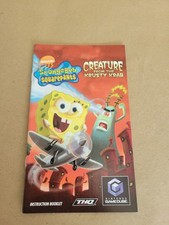 spongebob creature from the krusty krab gamecube Manual only