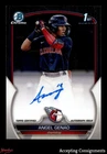 2023 Bowman Chrome Prospect Autographs #CPAAG Angel Genao 1ST ROOKIE AUTO