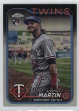 2024 Topps Chrome Update Rookie Debut Refractor Austin Martin #USC136 3hd