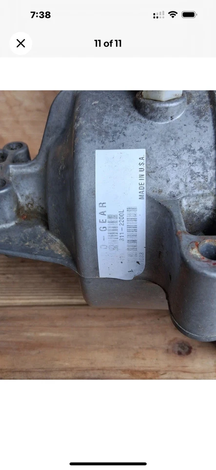 OEM Toro Hydro-Gear TRANSJE TRANSMISIÓN 105-3492 114-8521 311-2200L 107-2465 Foto 2 de 4