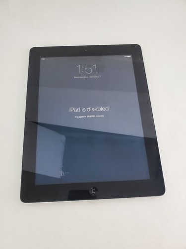 Apple iPad A1458 - LOCKED - works good condition