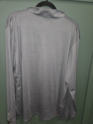 PGA Tour Golf Pullover Shirt Herren XL grau 1/4 Zip langarm leicht Neu! - Bild 7 von 7