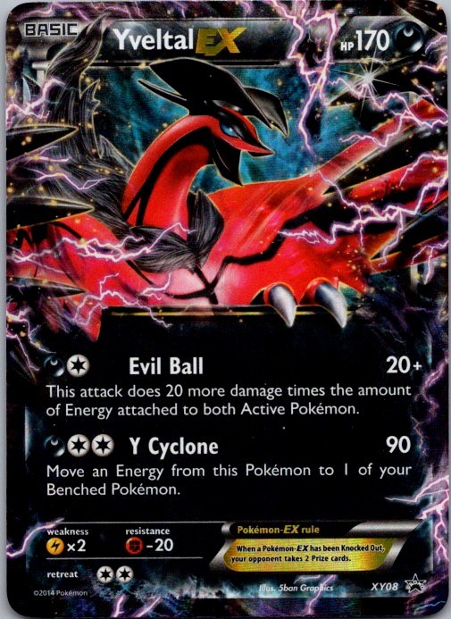 Yveltal EX Promo XY Promos XY08 LP | eBay