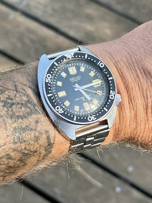 Seiko Scuba 6105-8000 Automatic Vintage Diver aus den 60er Jahren