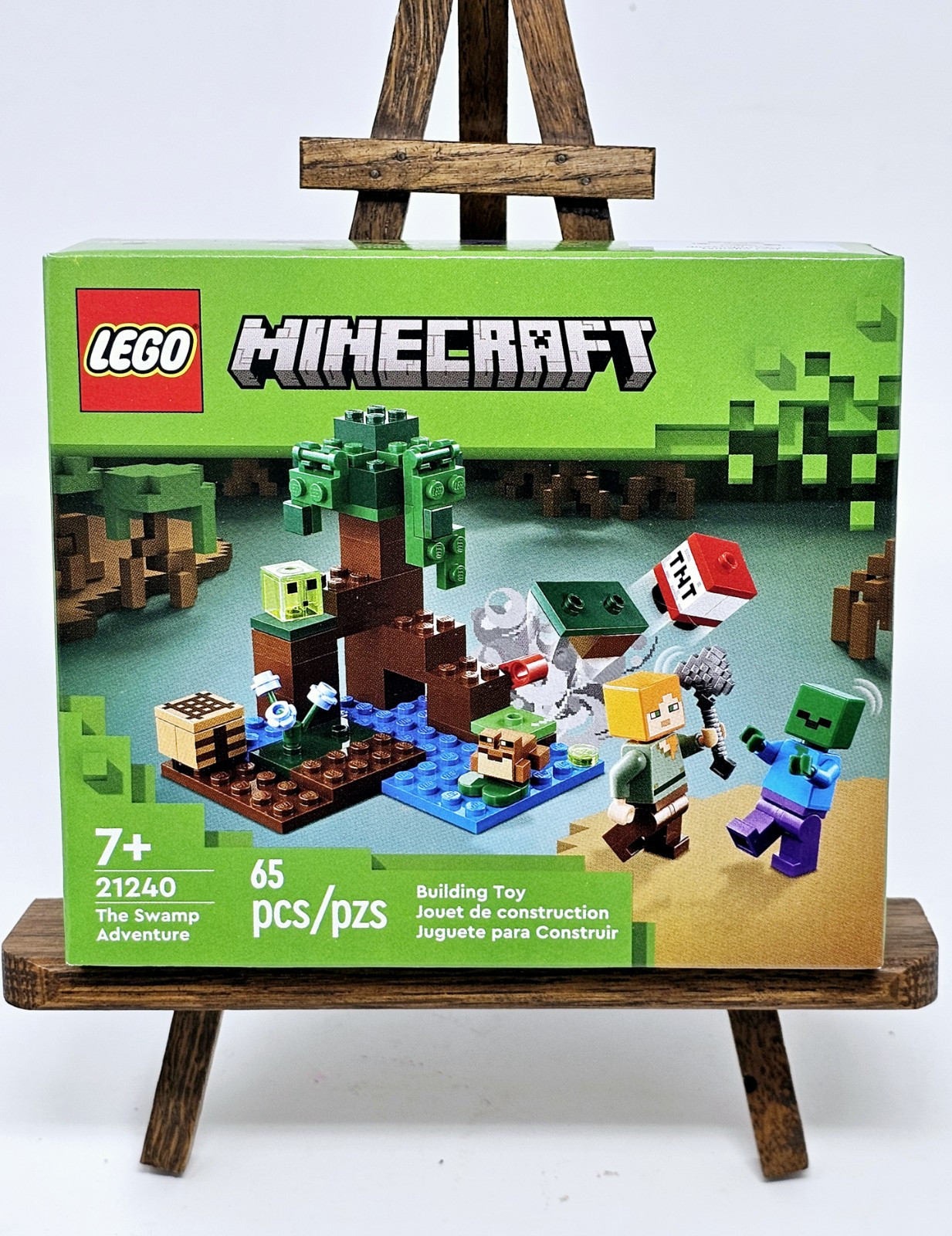 LEGO Minecraft The Swamp Adventure 21240 65pcs Brand New Sealed Building Set