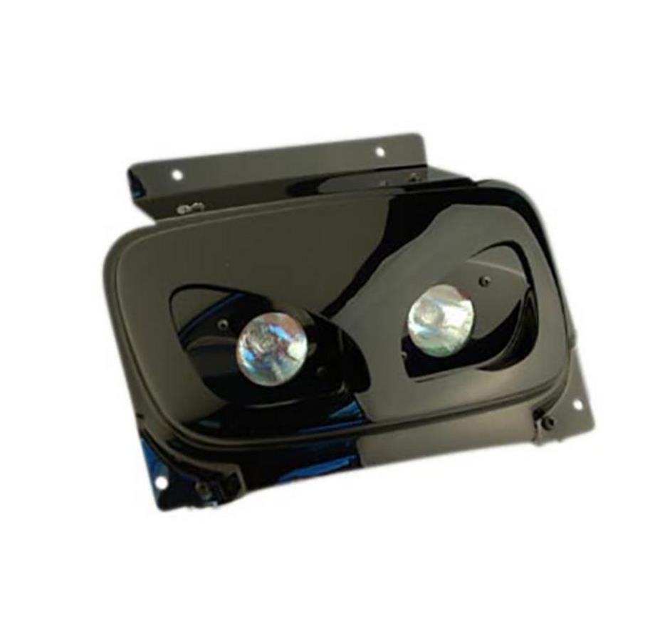 Double optique dichroïque BCD RX V2 noir de haute finition pour Booster et BW's