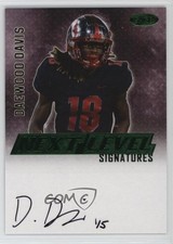 2023 SAGE High Series Next Level Signatures Green 1/5 Daewood Davis Auto 0dp1