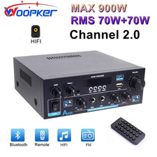 Home Digital Amplifiers Audio Bass Audio Power bluetooth Amplifier Hifi FM Auto 