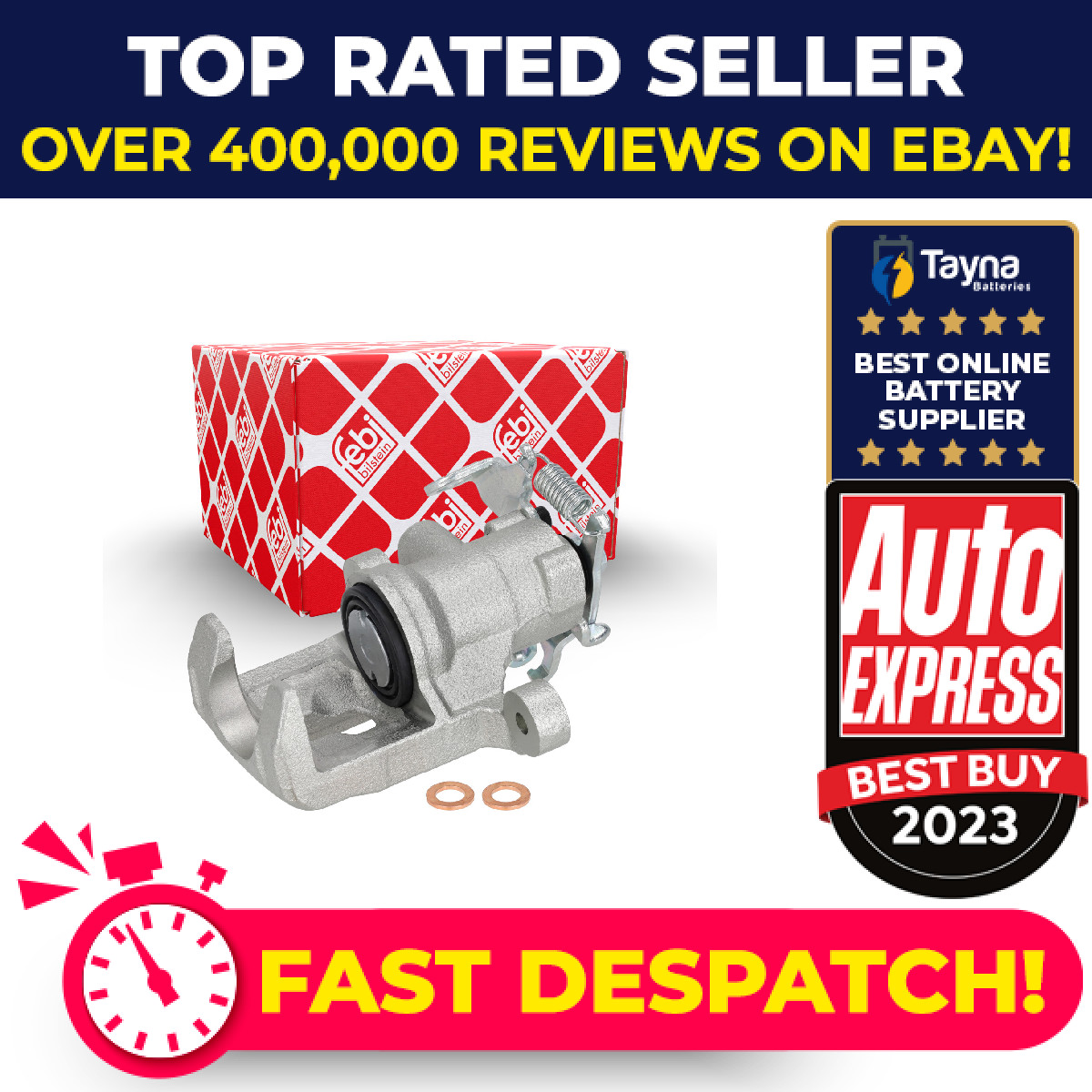 Brake Caliper Rear Right 178737 Febi 583111KA30 584001K300 Quality Guaranteed