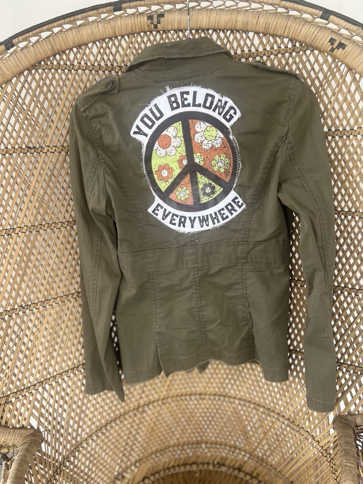 Green Military Jacket - image 3