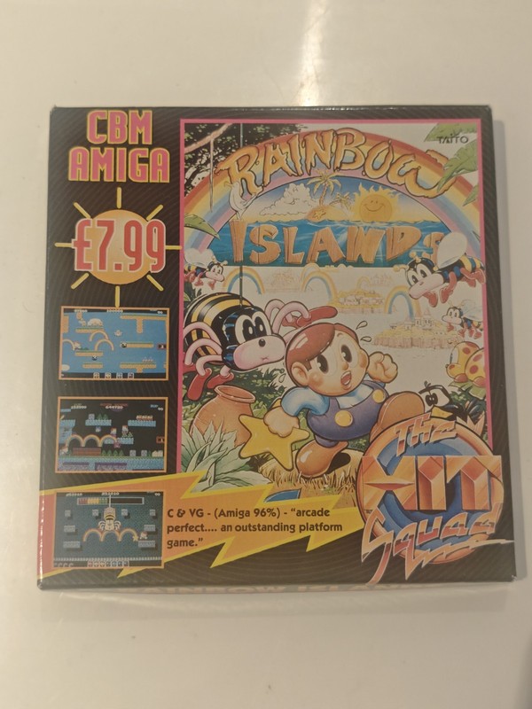 Rainbow Islands By The Hit Squad ~ Boxed with manual Commodore Amiga Game
