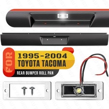 For Toyota Tacoma 1995-2004 Rear Bumper Steel Roll Pan Wled License Plate Light