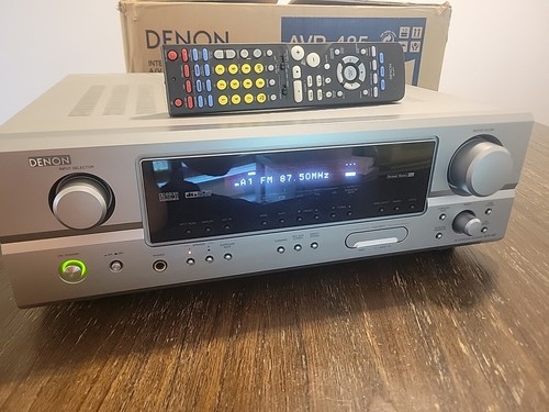 Denon AVR-485 Dolby Digital EX Pro-Logic IIx FM/AM AV Receiver - Picture 2 of 10