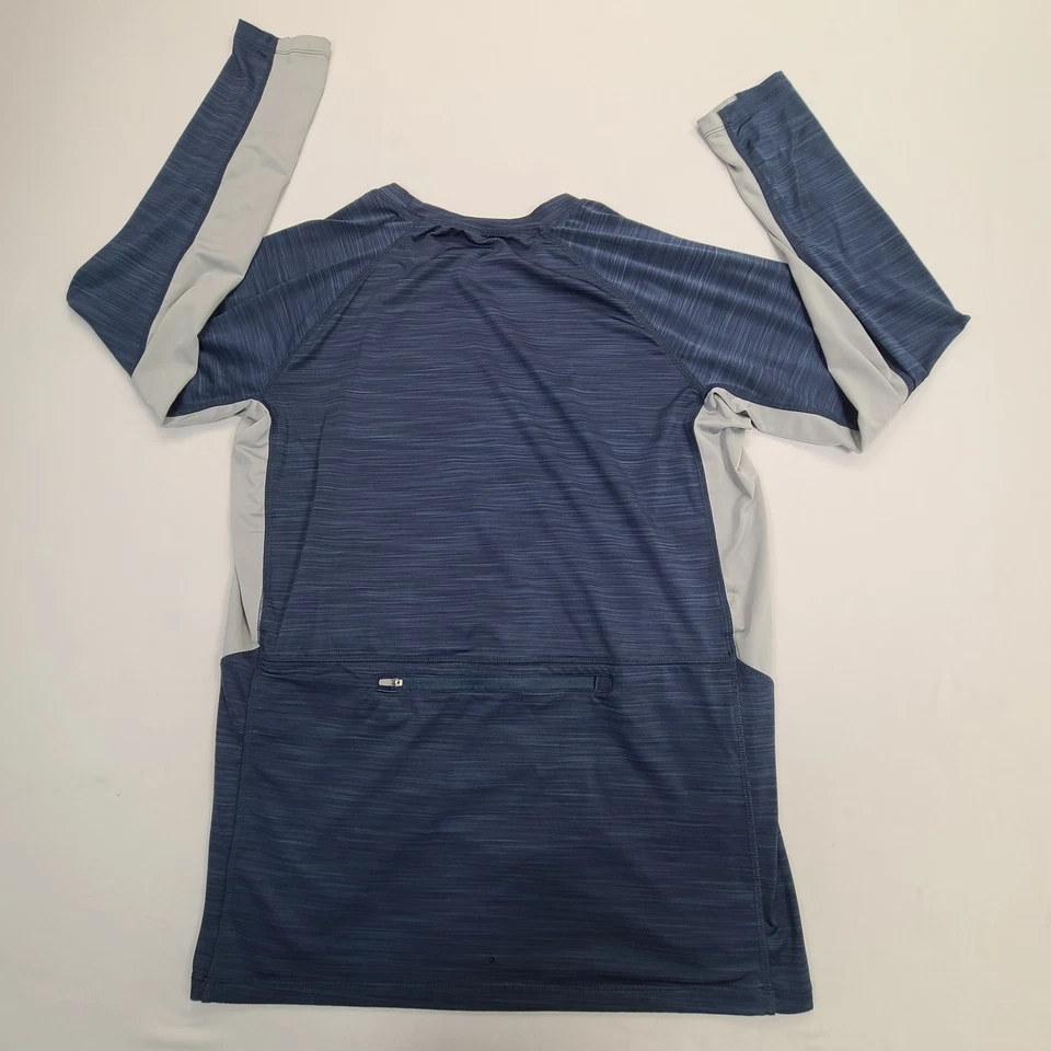 Hang Ten Shirt Mens Large Blue Gray Long Sleeve Performance UV Protection - Image 2 of 4