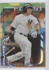 2014 Topps Finest Hot Box Orange Refractor Yangervis Solarte #63 9az
