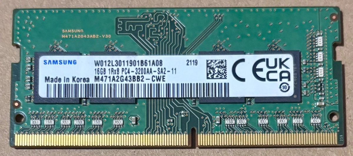 Samsung SO-DIMM DDR4 SDRAM Memory (RAM) 1 Modules for sale | eBay