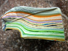 Paint Deposit Agate Piece Fordite Rough Surfite --- 103 Grams — photo 2