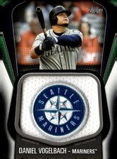 2020 Topps #JJSP-DV Daniel Vogelbach Jumbo Jersey Sleeve Patch Black #/149