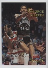 1996 Topps Stars Finest Atomic Refractor George Gervin #118 HOF m1k