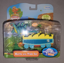 New Dinosaur Train Morris with Train Car from 2010 PBS Learning Curve