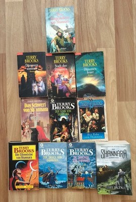 11 Bücher Terry Brooks Shannara Chroniken Dämonen Schwert Ausgestoßene Reihe