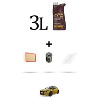 Hoffcar Servicekit 3 Filter Und 3L ÖL FüR Peugeot 208 II 1.2 Pure Tech 55KW D