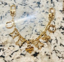 Gorgeous Louis Vuitton Key Chain/Bag Charm Gold